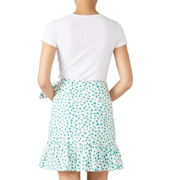 Rebecca Taylor Emerald Daisy Skirt EUC Size 4 - Picture 3 of 3